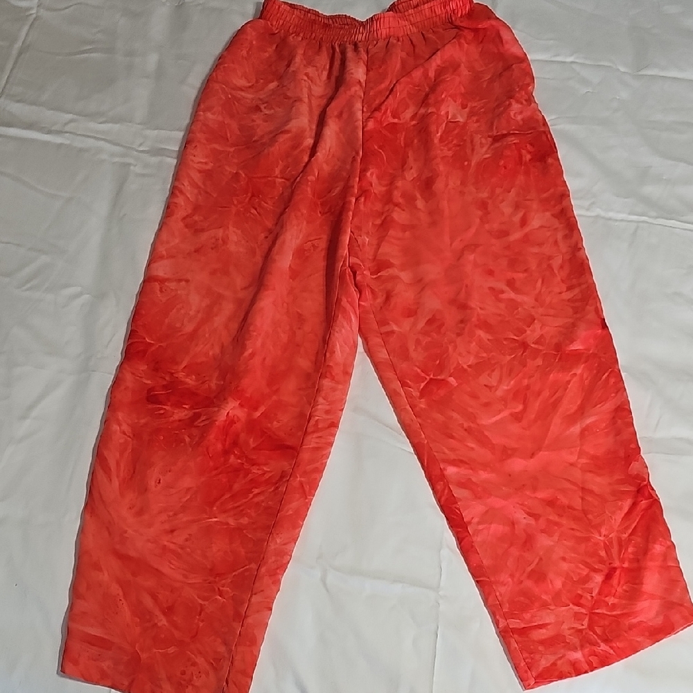 Vintage Hot Pink Tie-Dye Pants